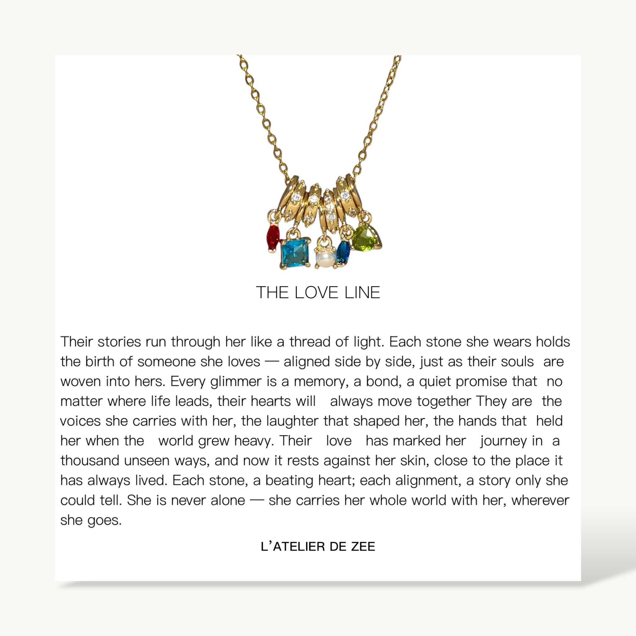 LOVE LINE NECKLACE