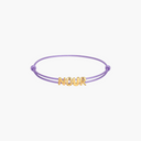 BUBBLE NAME CORD BRACELET