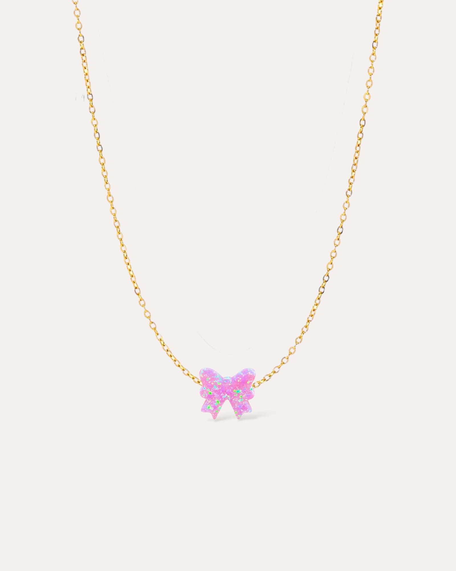 BOW OPAL NECKLACE