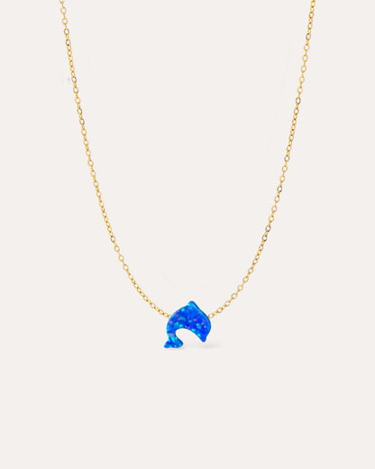 DOLPHIN OPAL NECKLACE