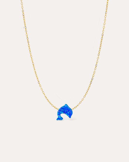 DOLPHIN OPAL NECKLACE
