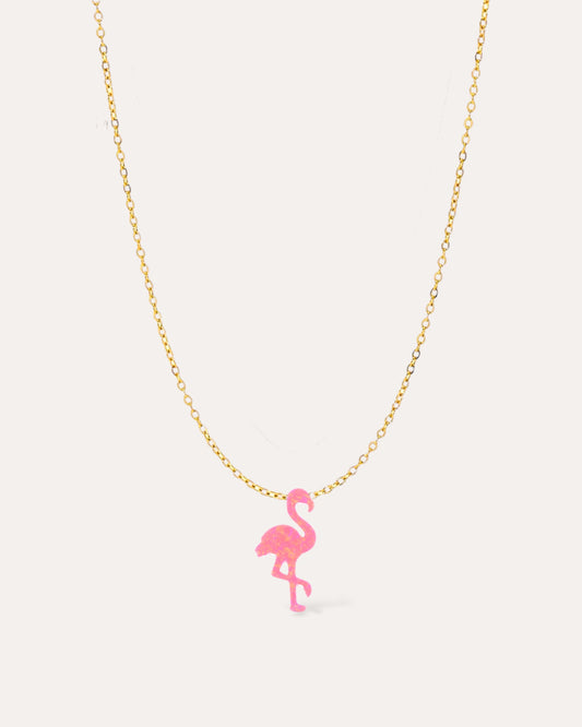 FLAMINGO OPAL NECKLACE