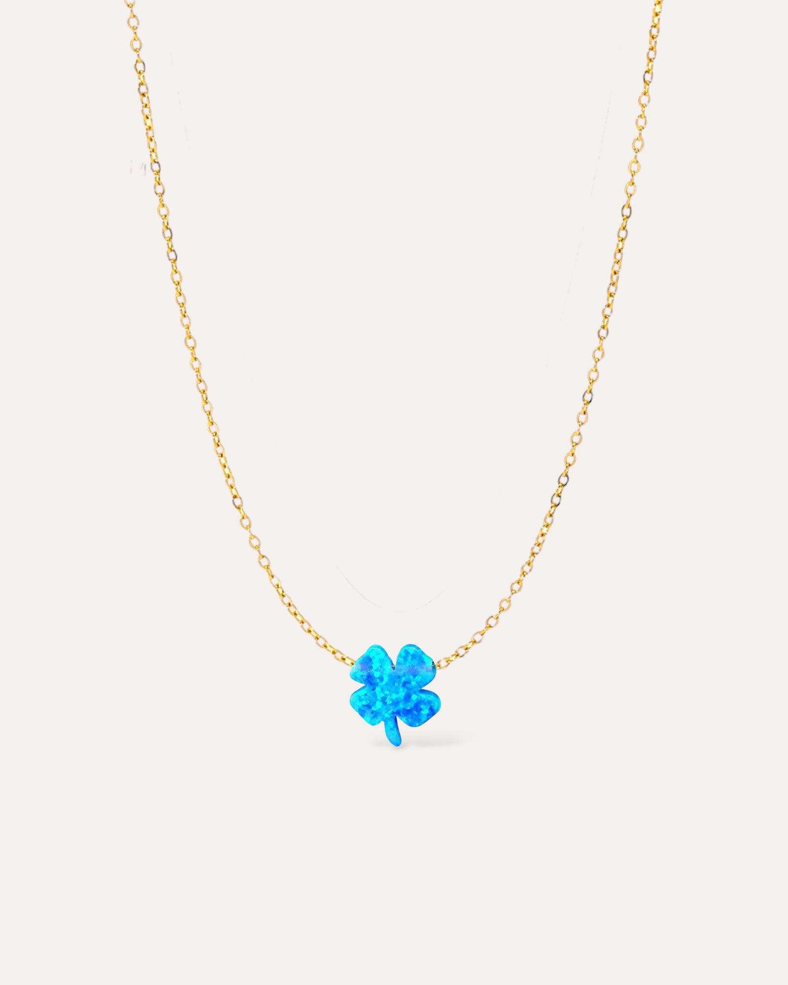 LUCKY LEAF OPAL NECKLACE