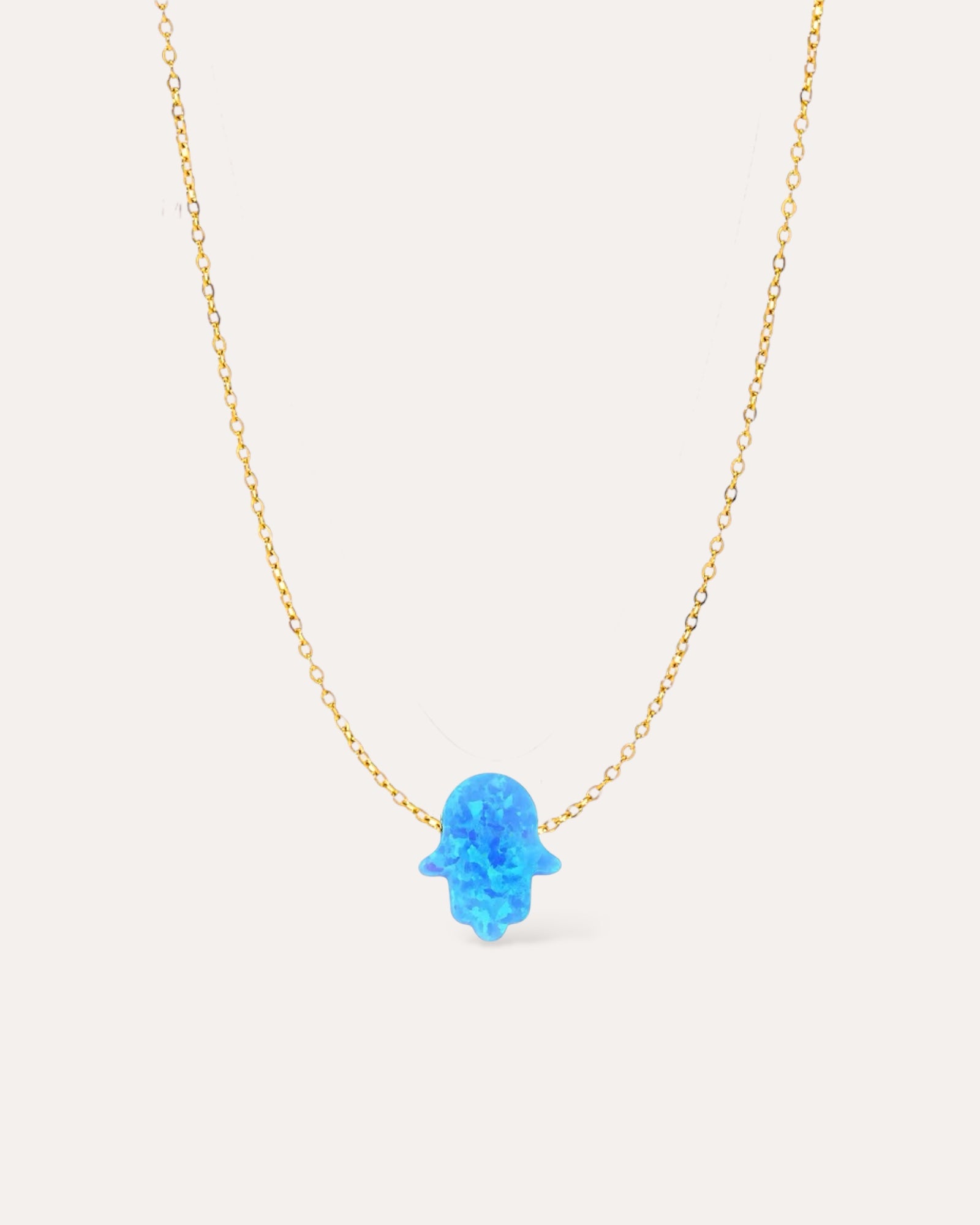 HAMSA OPAL NECKLACE